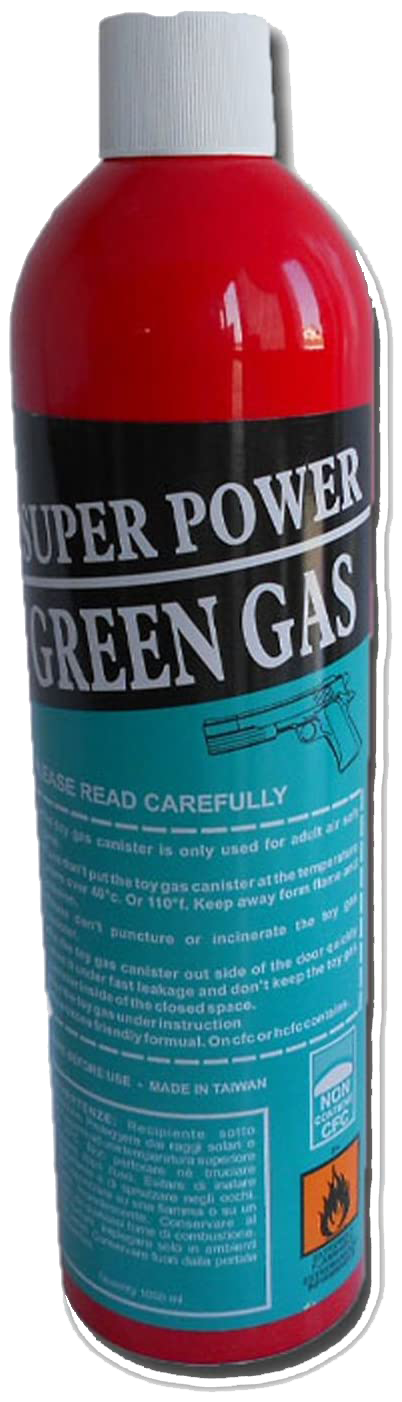 GREEN GAS - Bombola ricarica super power per softair
