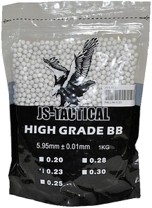 JS-TACTITAL - Pallini 0.20 da soft air 1kg - 5000 pallini 6mm di prima qualità