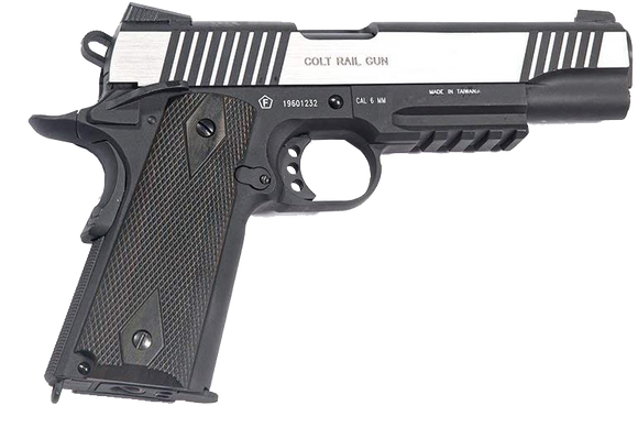 CYBERGUN - Pistola Colt 1911 Scarrellante Black/Silver - 0.9 Joule