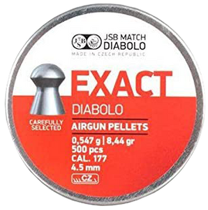 JSB - Piombini match diabolo exact cal. 4.5 - Confezione da 500 PZ