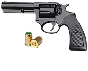 KIMAR - Power 4' Cal.380 Revolver a Salve  | Top Firing | Nera