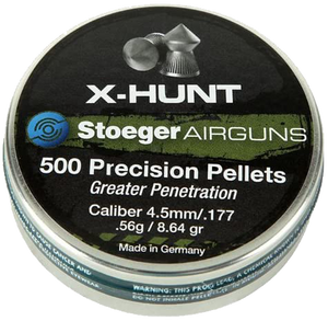 STOEGER - X-Hunt Calibro 4.5mm /.177 0.56gr /8.64gr Precision PELLETS