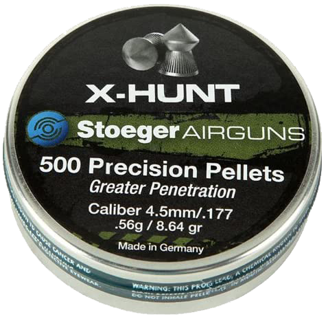 STOEGER - X-Hunt Calibro 4.5mm /.177 0.56gr /8.64gr Precision PELLETS