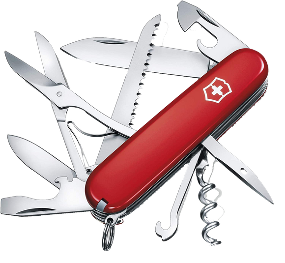 VICTORINOX - Attrezzo multifunzione mod. Cacciatore a 15 funzioni